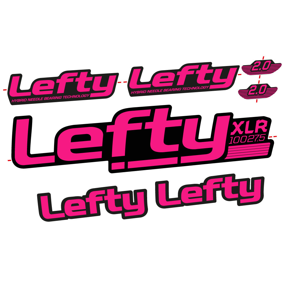 Autocollant Lefty XLR 2020 Vélo Fourche vinyle autocollant