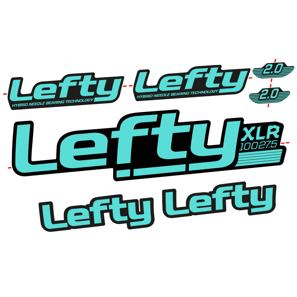 Autocollant Lefty XLR 2020 Vélo Fourche vinyle autocollant