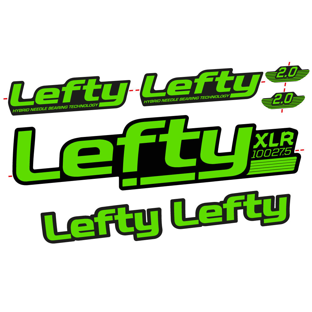 Autocollant Lefty XLR 2020 Vélo Fourche vinyle autocollant