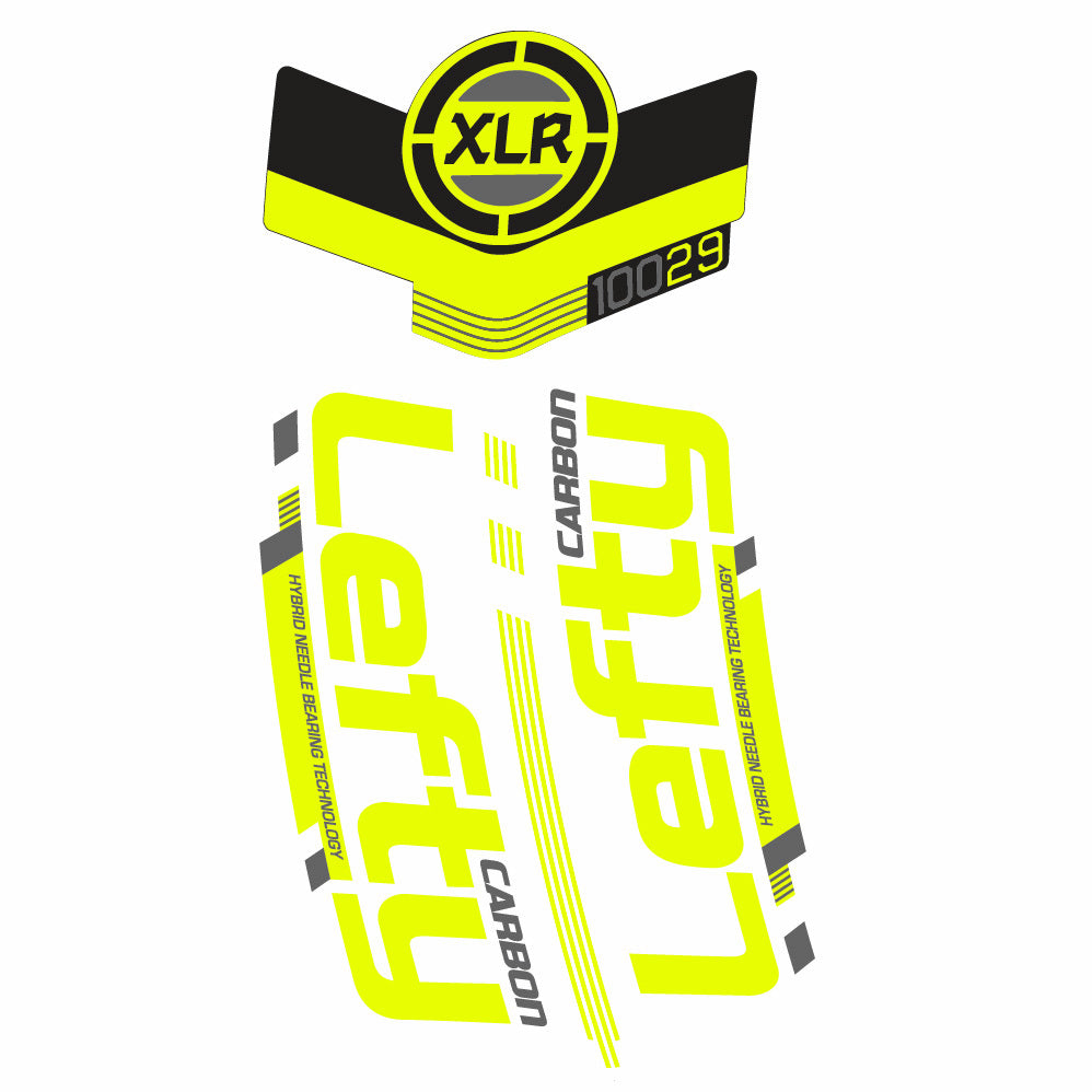 Autocollant Scalpel 29 Team Lefty XLR 100 2015, Fourche 29, Autocollant Vélo vinyle