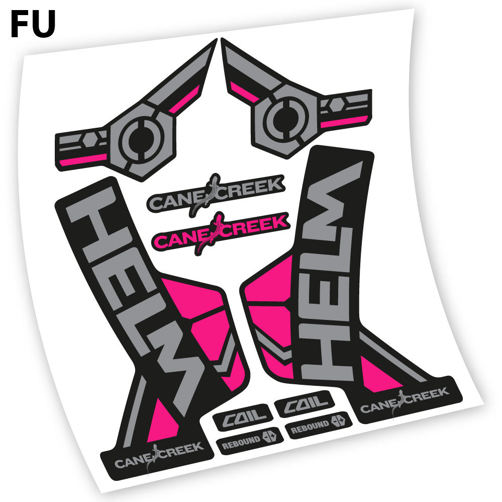 Autocollant Canecreek Helm 2018, Vélo Fourche 29, autocollant vinyle
