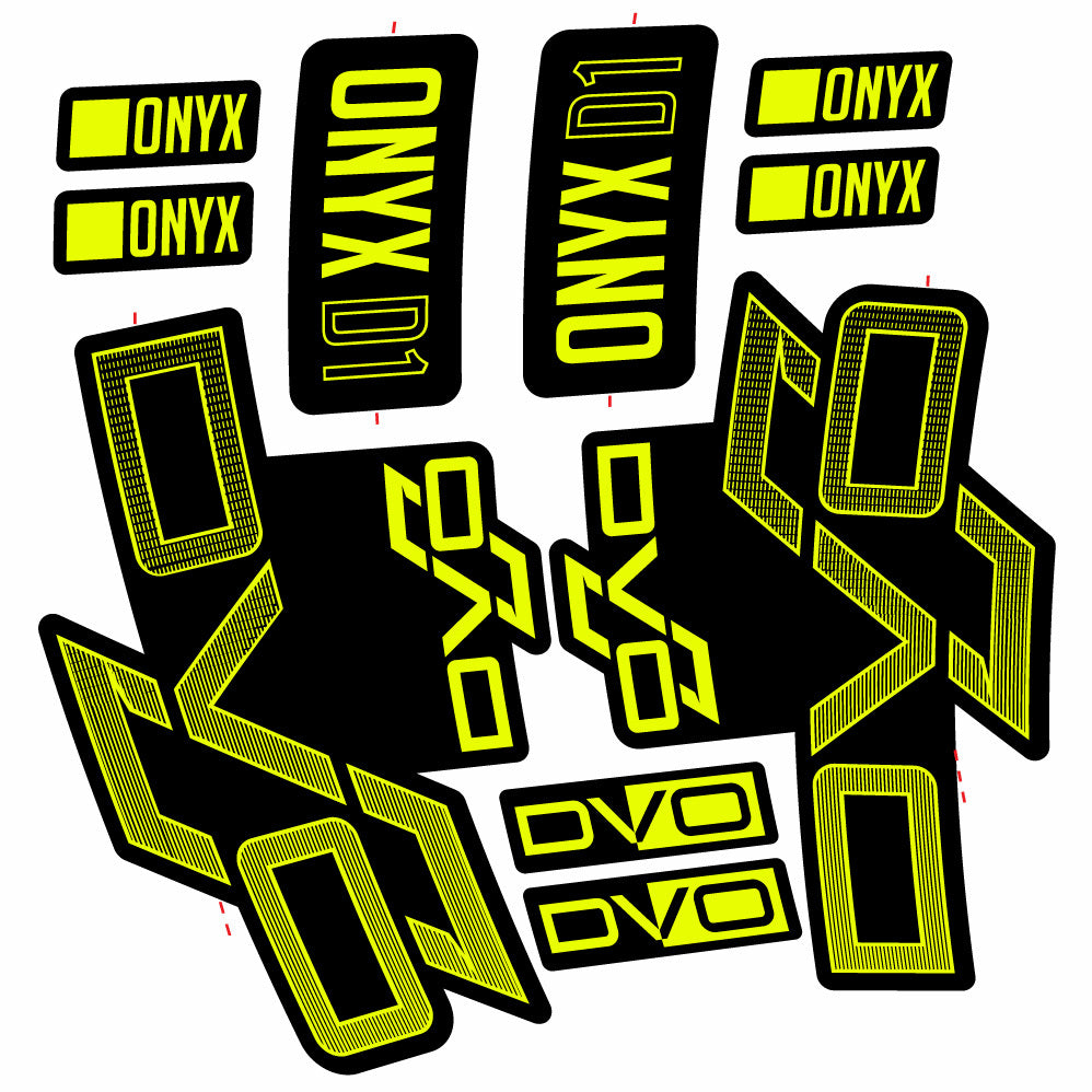 Autocollant DVO Onyx D1, Fourche 29, Vélo vinyle sticker