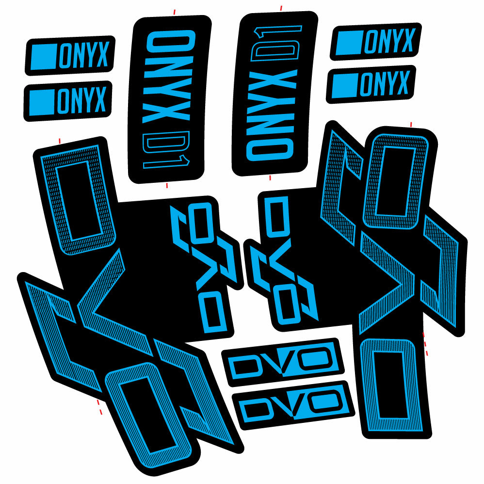 Autocollant DVO Onyx D1, Fourche 29, Vélo vinyle sticker
