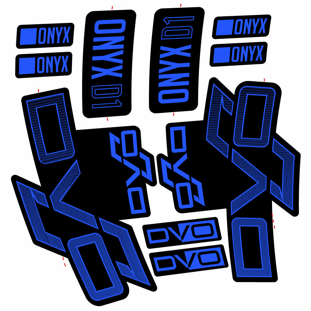 Autocollant DVO Onyx D1, Fourche 29, Vélo vinyle sticker