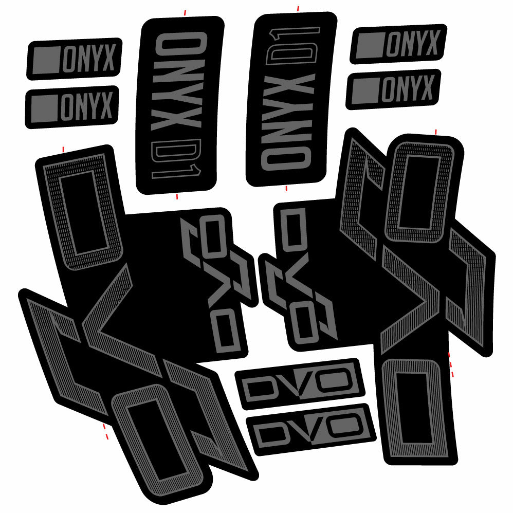 Autocollant DVO Onyx D1, Fourche 29, Vélo vinyle sticker