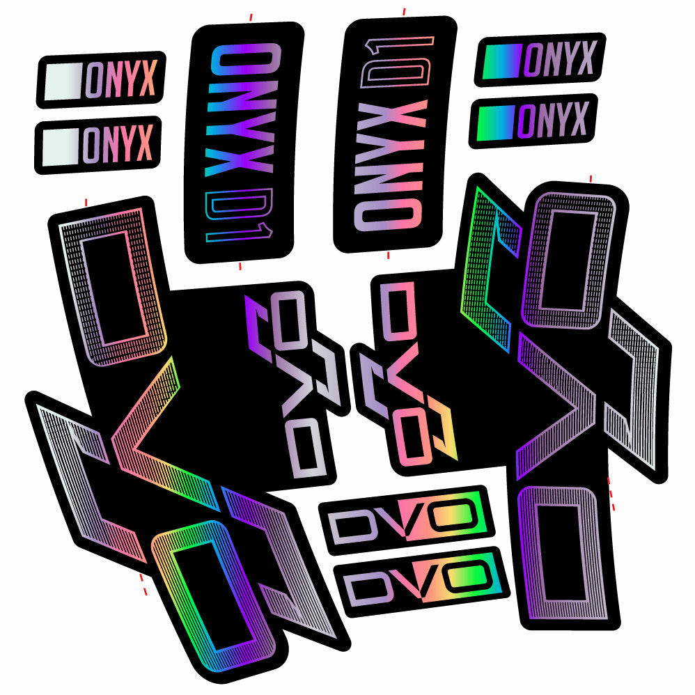 Autocollant DVO Onyx D1, Fourche 29, Vélo vinyle sticker