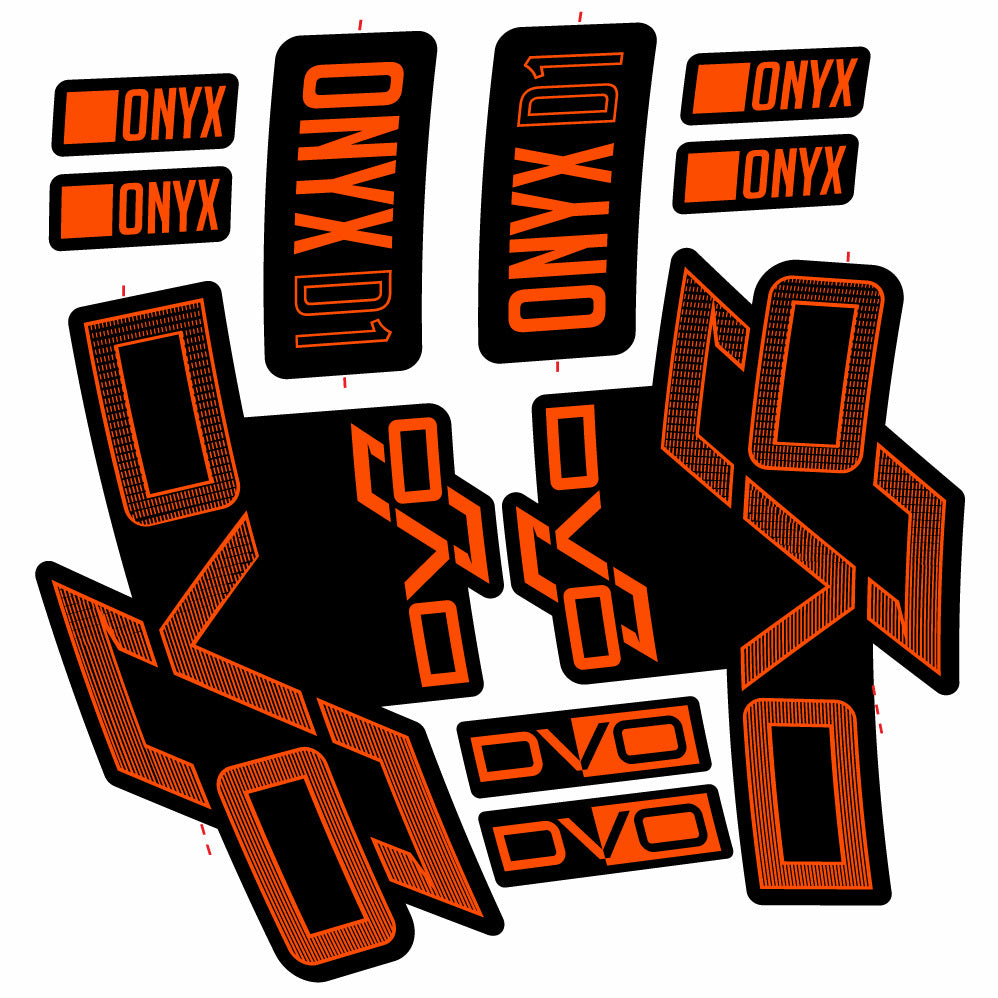 Autocollant DVO Onyx D1, Fourche 29, Vélo vinyle sticker