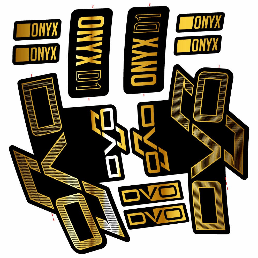 Autocollant DVO Onyx D1, Fourche 29, Vélo vinyle sticker