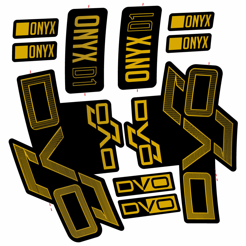 Autocollant DVO Onyx D1, Fourche 29, Vélo vinyle sticker