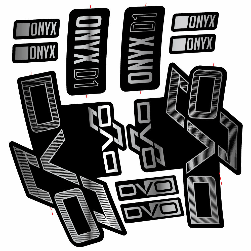 Autocollant DVO Onyx D1, Fourche 29, Vélo vinyle sticker