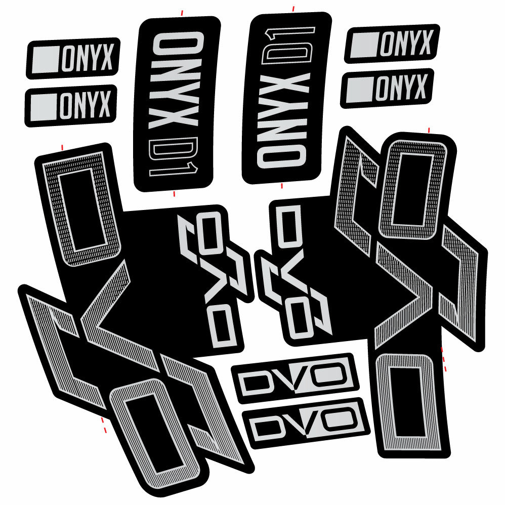 Autocollant DVO Onyx D1, Fourche 29, Vélo vinyle sticker