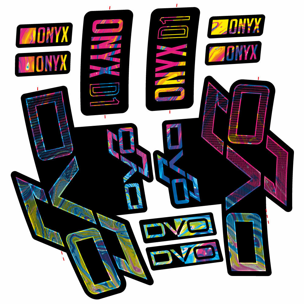 Autocollant DVO Onyx D1, Fourche 29, Vélo vinyle sticker