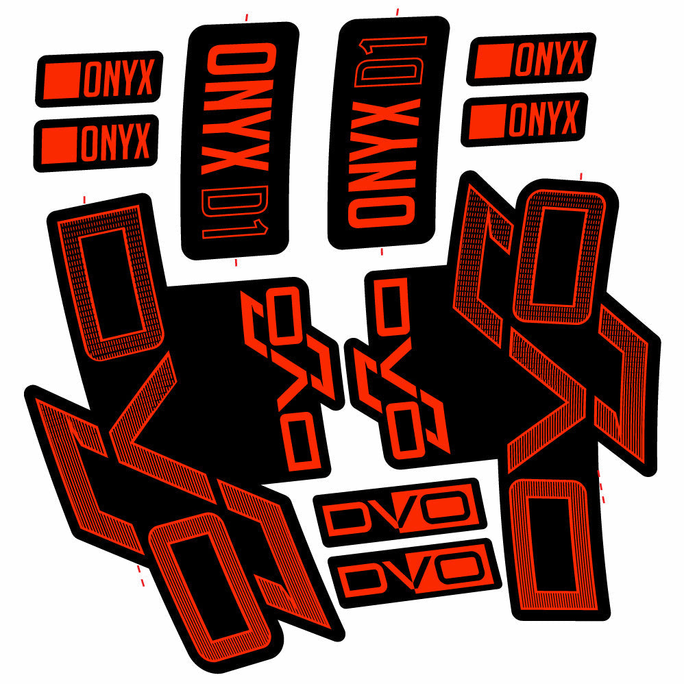 Autocollant DVO Onyx D1, Fourche 29, Vélo vinyle sticker