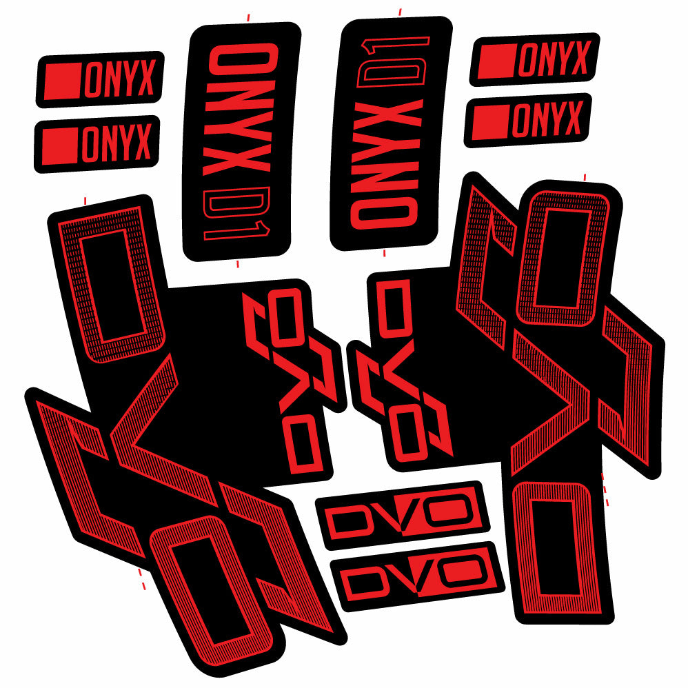 Autocollant DVO Onyx D1, Fourche 29, Vélo vinyle sticker