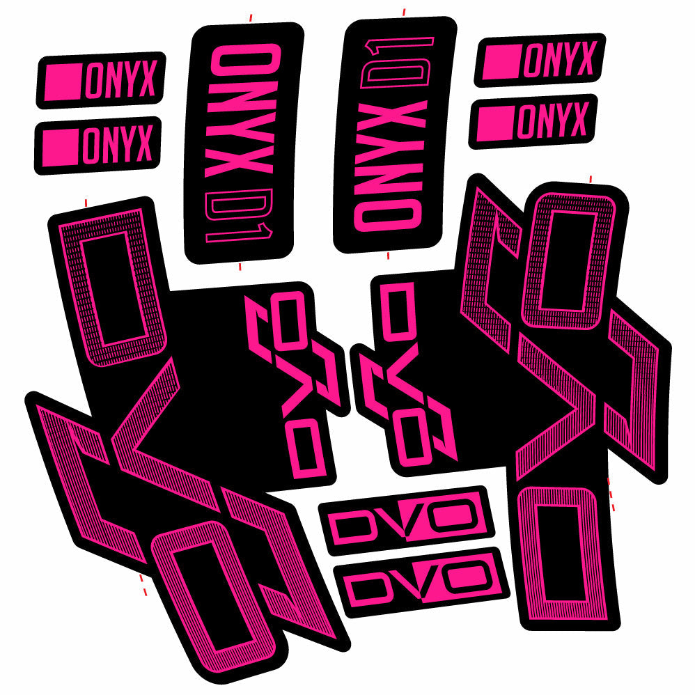 Autocollant DVO Onyx D1, Fourche 29, Vélo vinyle sticker