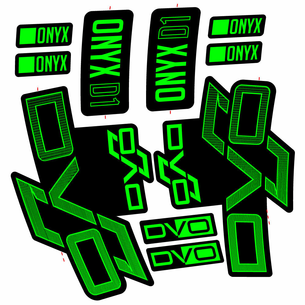 Autocollant DVO Onyx D1, Fourche 29, Vélo vinyle sticker