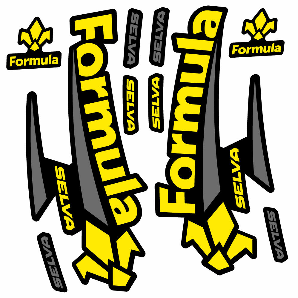 Autocollant Formula Selva 2018, Fourche 29, Autocollant Vélo vinyle