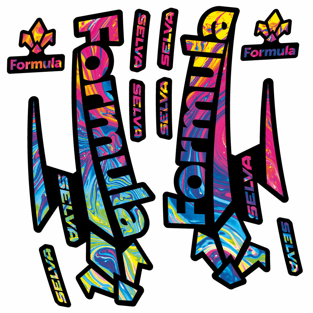 Autocollant Formula Selva 2018, Fourche 29, Autocollant Vélo vinyle