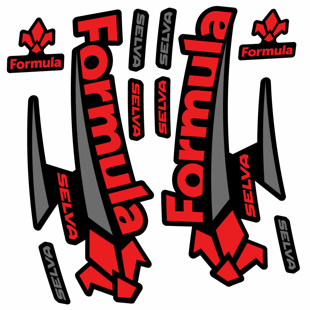 Autocollant Formula Selva 2018, Fourche 29, Autocollant Vélo vinyle