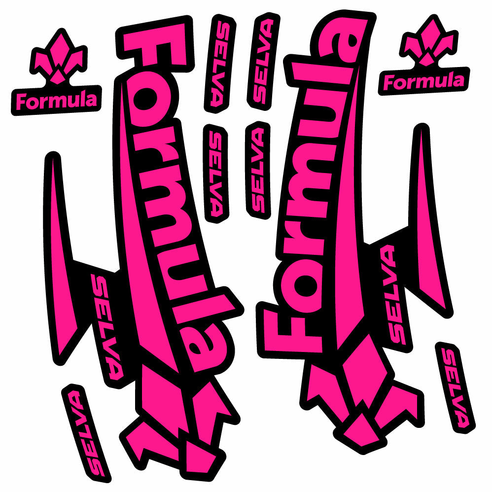 Autocollant Formula Selva 2018, Fourche 29, Autocollant Vélo vinyle