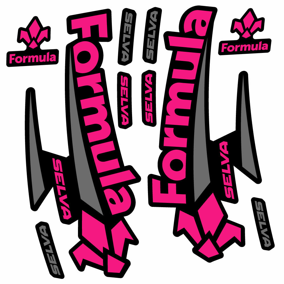 Autocollant Formula Selva 2018, Fourche 29, Autocollant Vélo vinyle