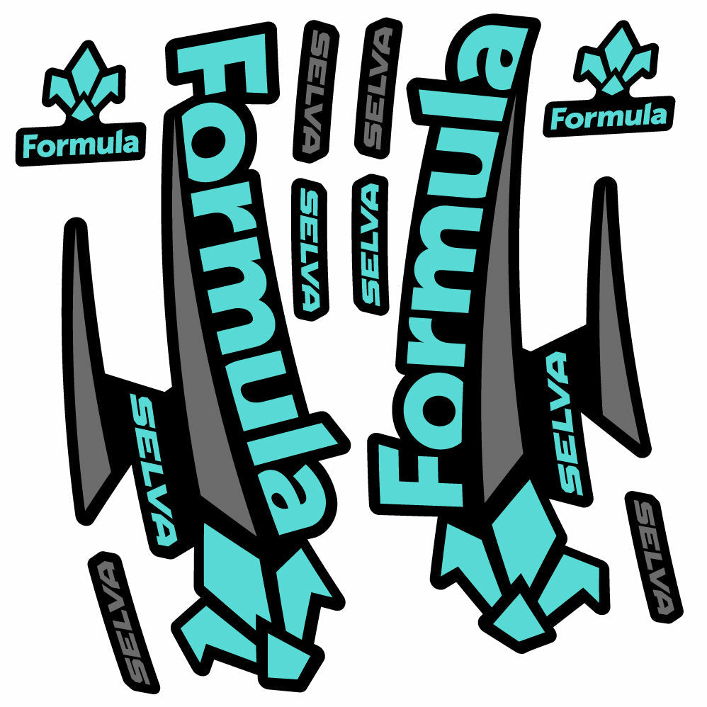 Autocollant Formula Selva 2018, Fourche 29, Autocollant Vélo vinyle