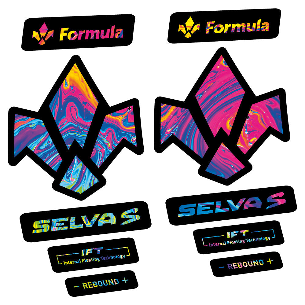 Autocollant Formula Selva S 2019, Vélo Fourche, Autocollant Vinyle