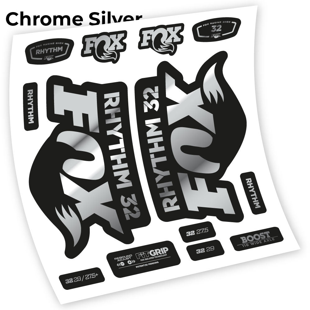Autocollant Fox 32 Rhythm 2018, Vélo Fourche, vinyle autocollant