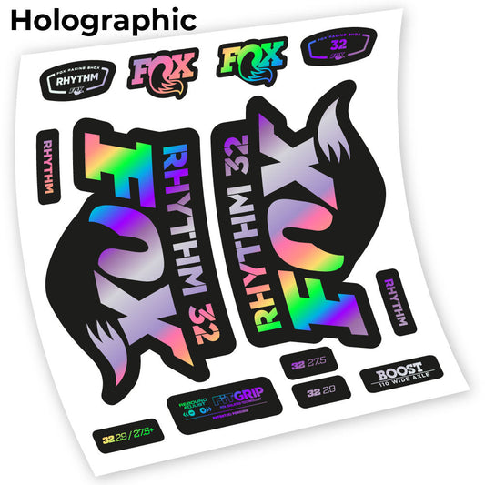 Autocollant Fox 32 Rhythm 2018, Vélo Fourche, vinyle autocollant