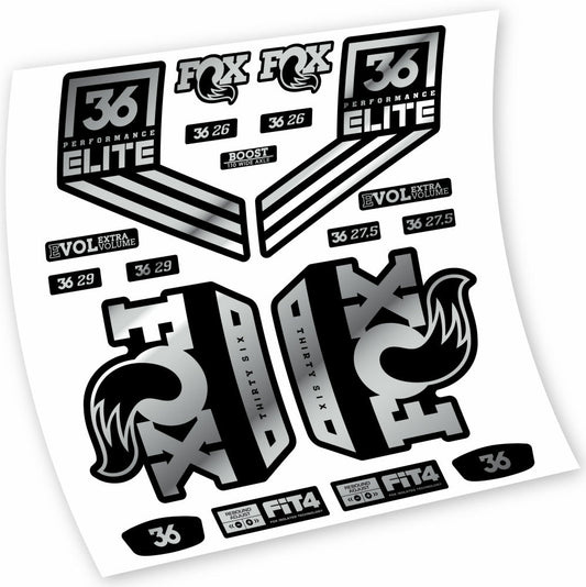 Autocollant Fox 36 Performance Elite 2018, Fourche 29, Autocollant Vélo vinyle