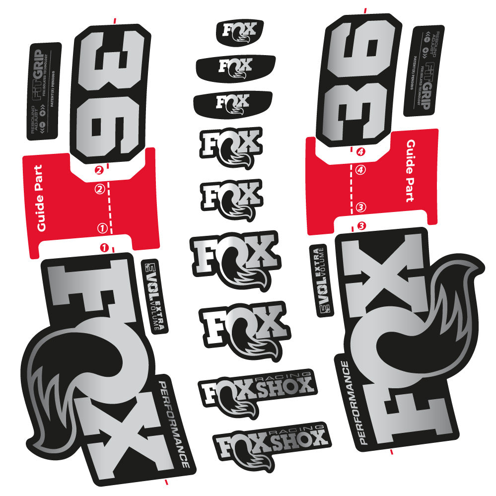 Autocollant FOX 36 Performance, Fourche 29, Autocollant Vélo vinyle