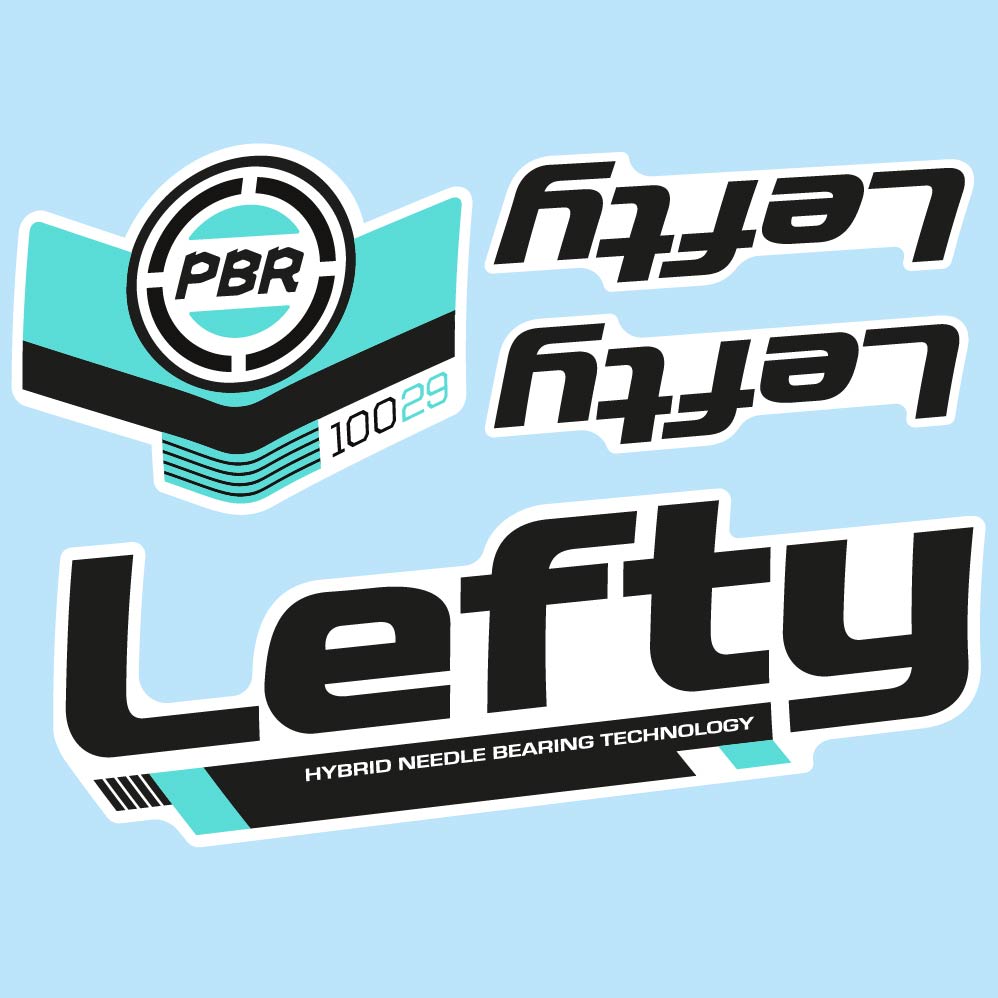 Autocollant Cannondale Lefty PBR 100 29 2016, Fourche, Vélo vinyle sticker