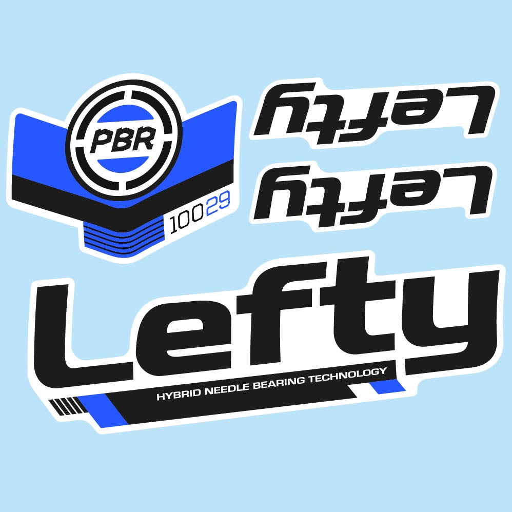 Autocollant Cannondale Lefty PBR 100 29 2016, Fourche, Vélo vinyle sticker