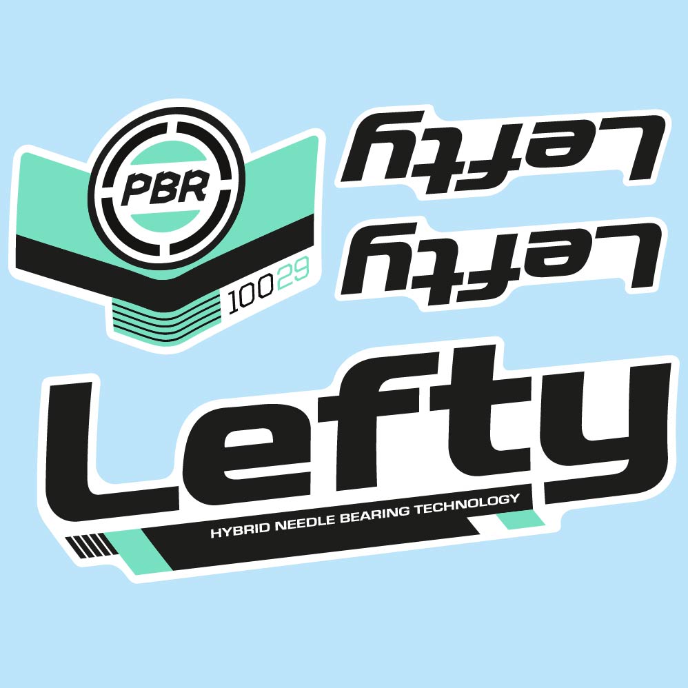 Autocollant Cannondale Lefty PBR 100 29 2016, Fourche, Vélo vinyle sticker