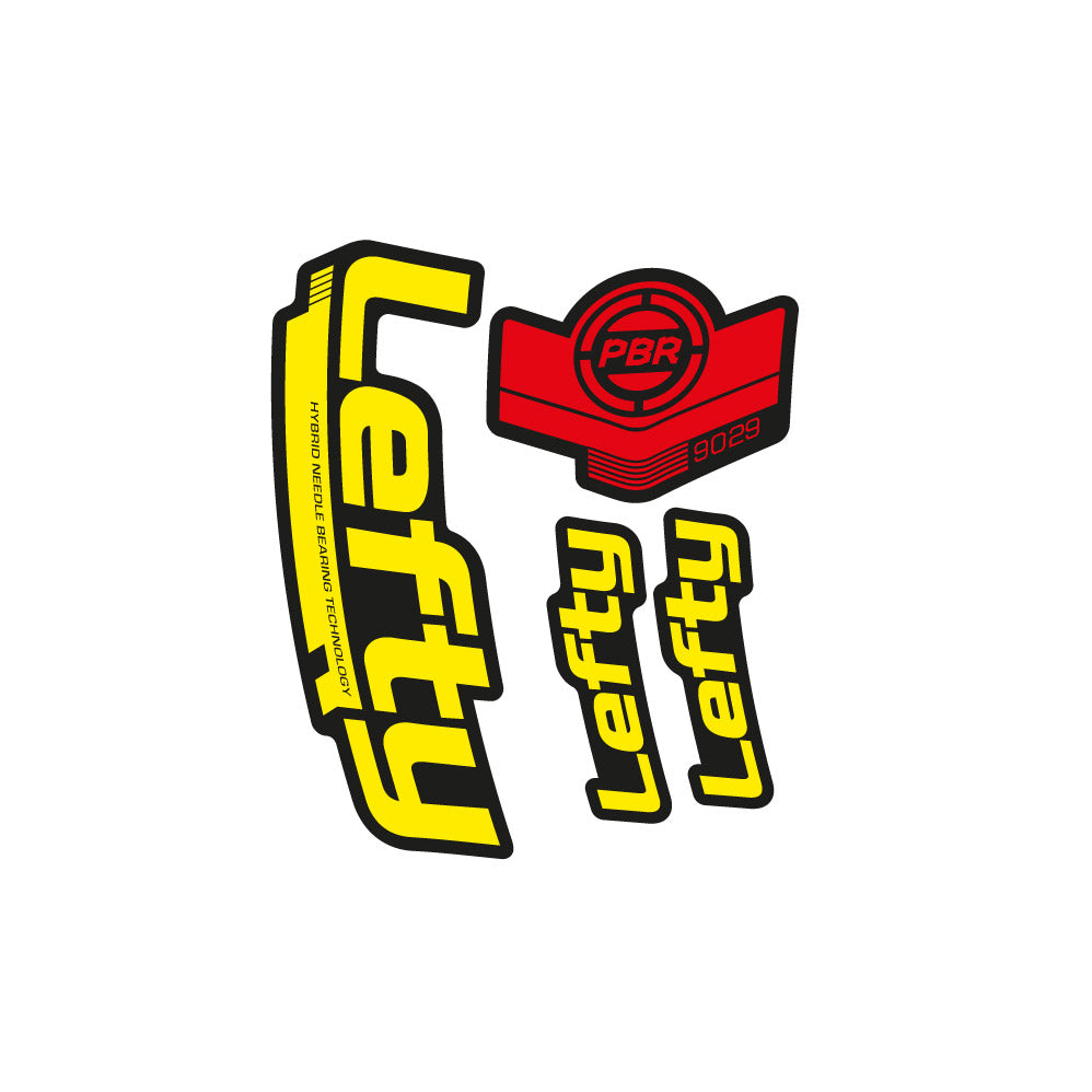 Autocollant Lefty PBR 90 29 2016, Fourche 29, Autocollant Vélo vinyle
