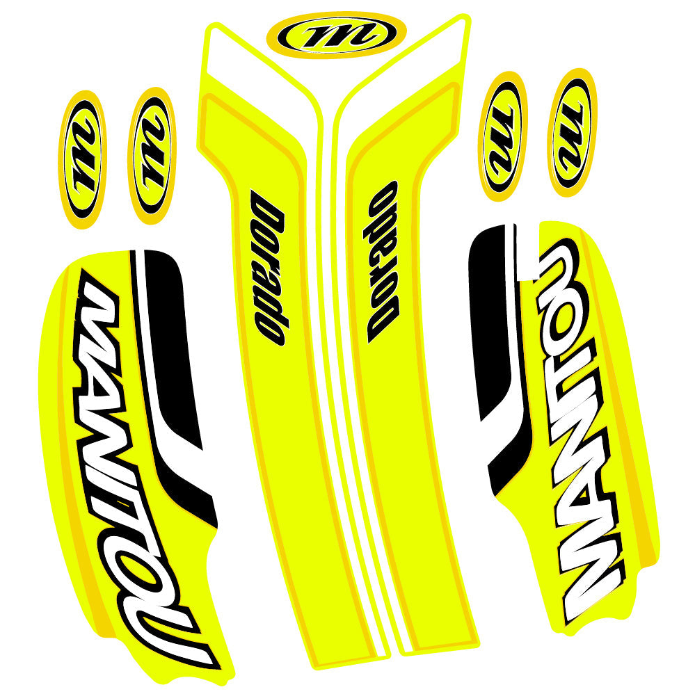 Autocollant Manitou Dorado Pro Expert Comp 2022, Fourche 29, Vélo vinyle sticker