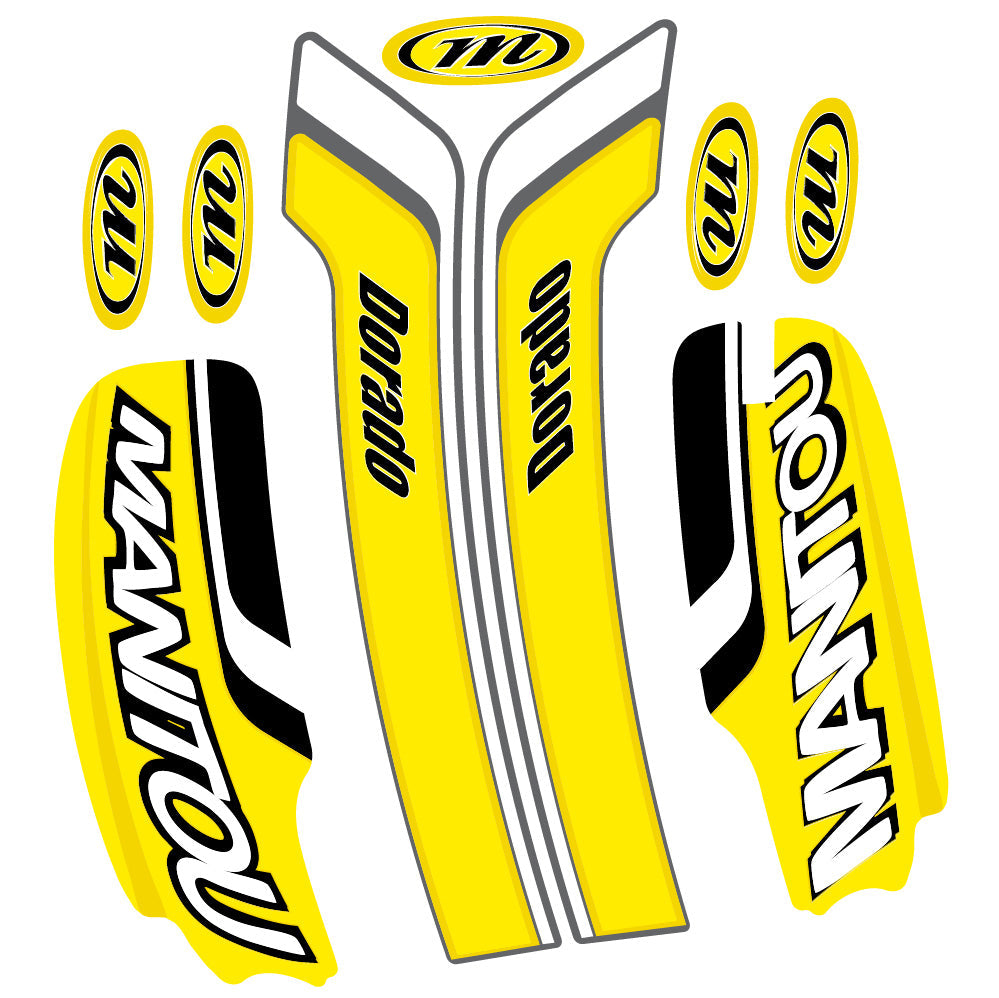 Autocollant Manitou Dorado Pro Expert Comp 2022, Fourche 29, Vélo vinyle sticker