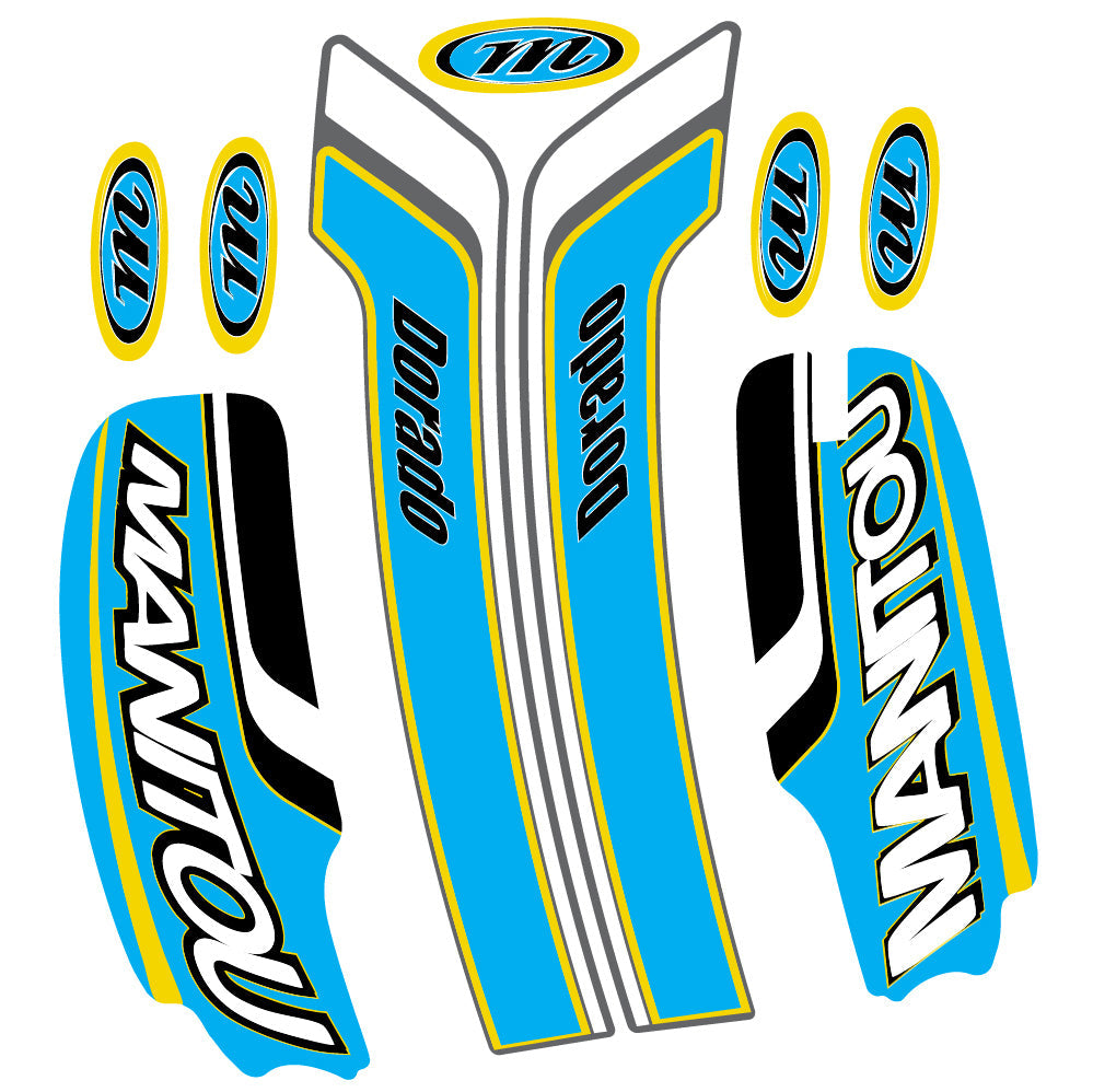 Autocollant Manitou Dorado Pro Expert Comp 2022, Fourche 29, Vélo vinyle sticker