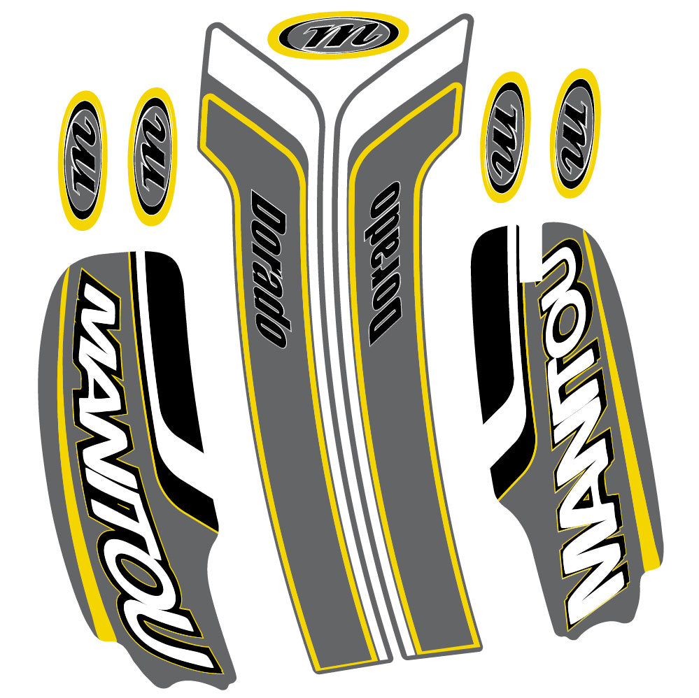 Autocollant Manitou Dorado Pro Expert Comp 2022, Fourche 29, Vélo vinyle sticker