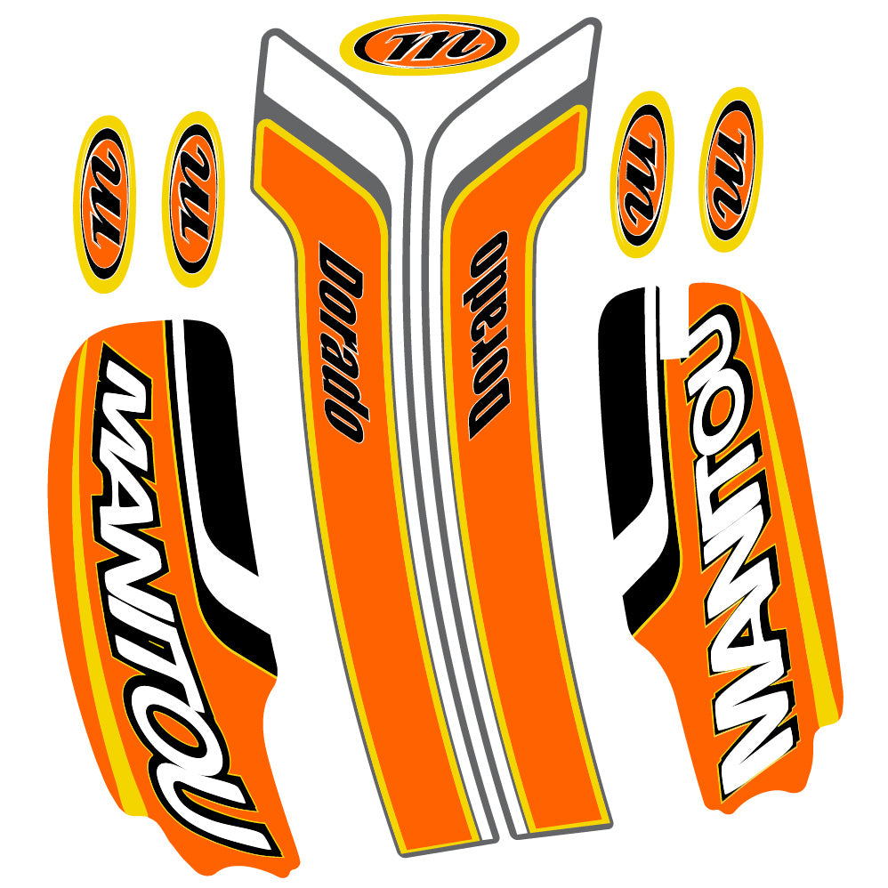 Autocollant Manitou Dorado Pro Expert Comp 2022, Fourche 29, Vélo vinyle sticker