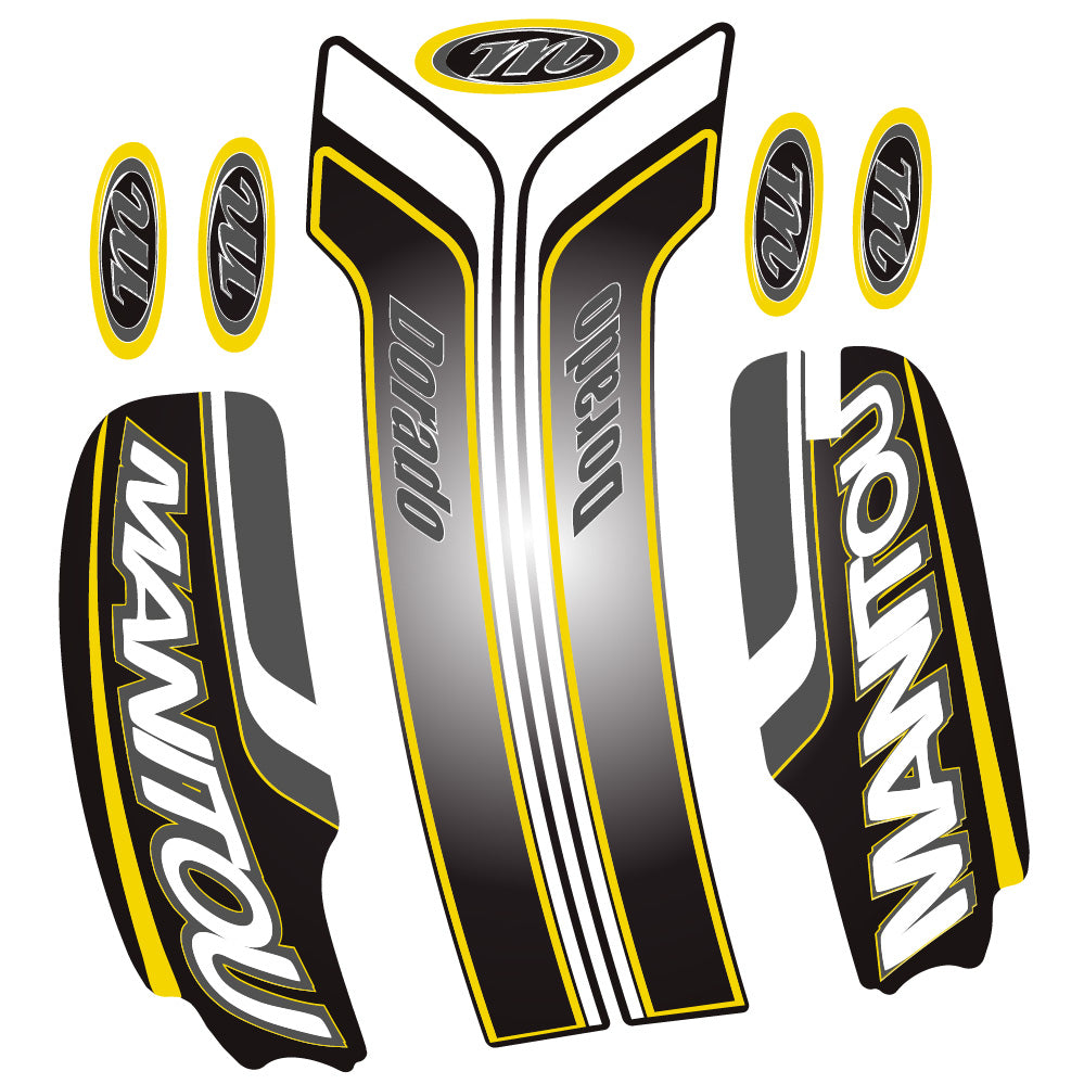 Autocollant Manitou Dorado Pro Expert Comp 2022, Fourche 29, Vélo vinyle sticker