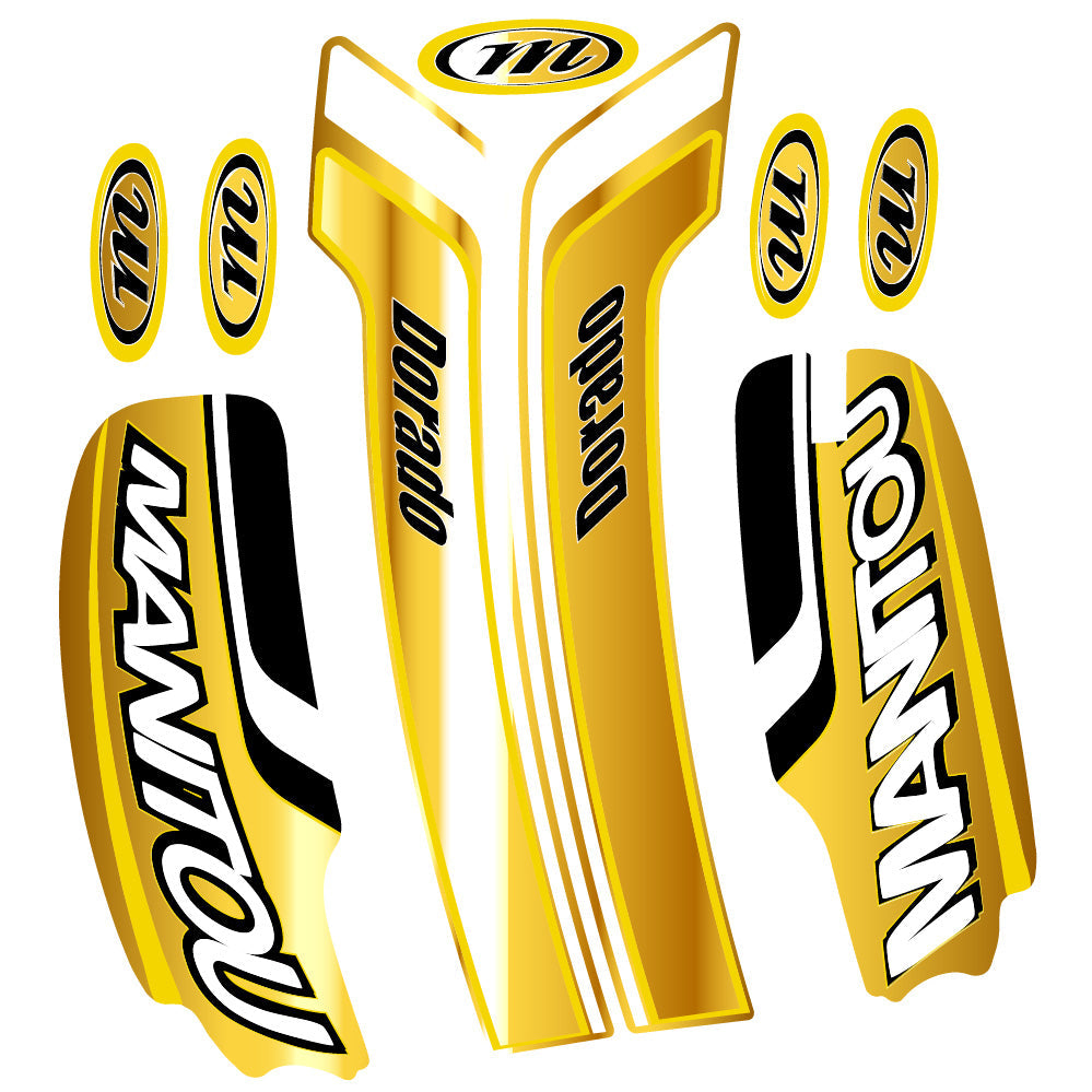 Autocollant Manitou Dorado Pro Expert Comp 2022, Fourche 29, Vélo vinyle sticker