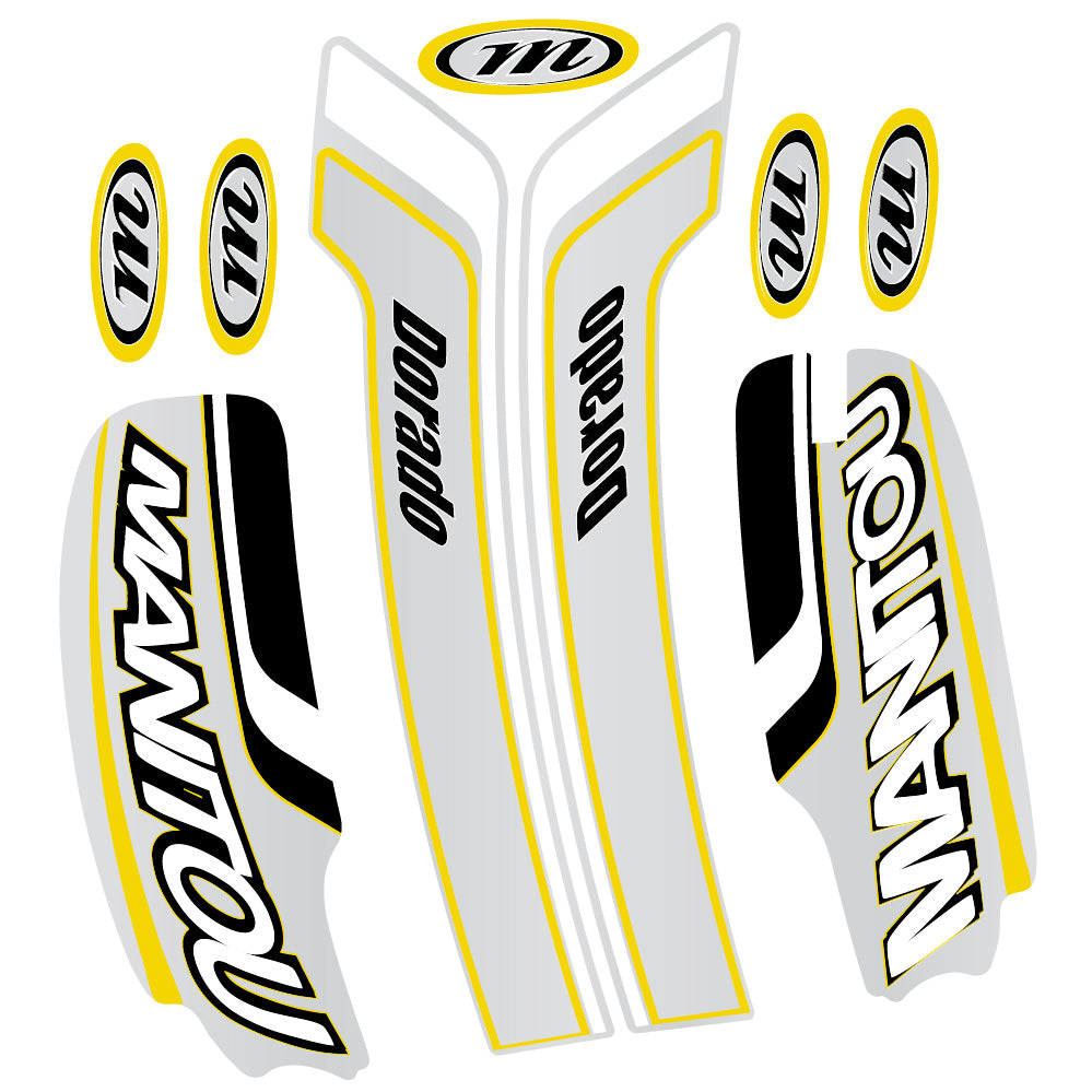 Autocollant Manitou Dorado Pro Expert Comp 2022, Fourche 29, Vélo vinyle sticker