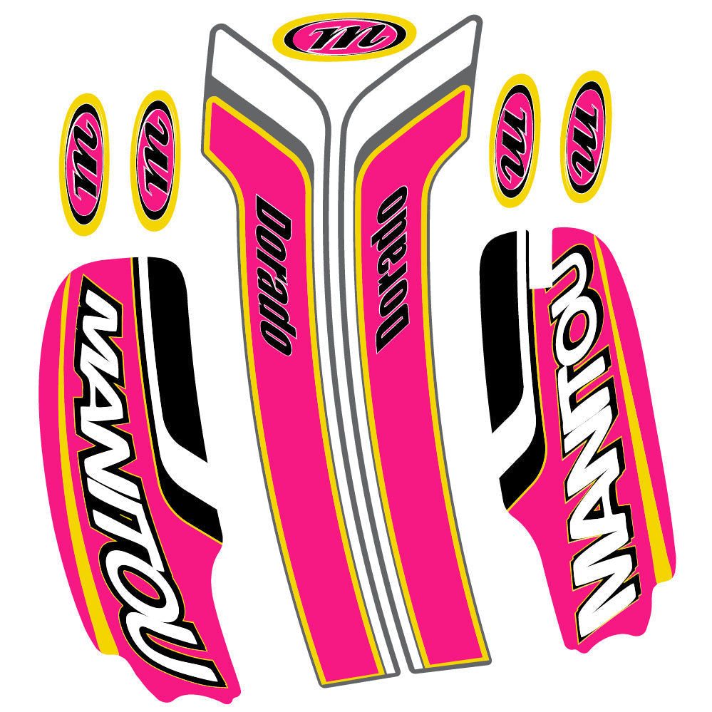Autocollant Manitou Dorado Pro Expert Comp 2022, Fourche 29, Vélo vinyle sticker