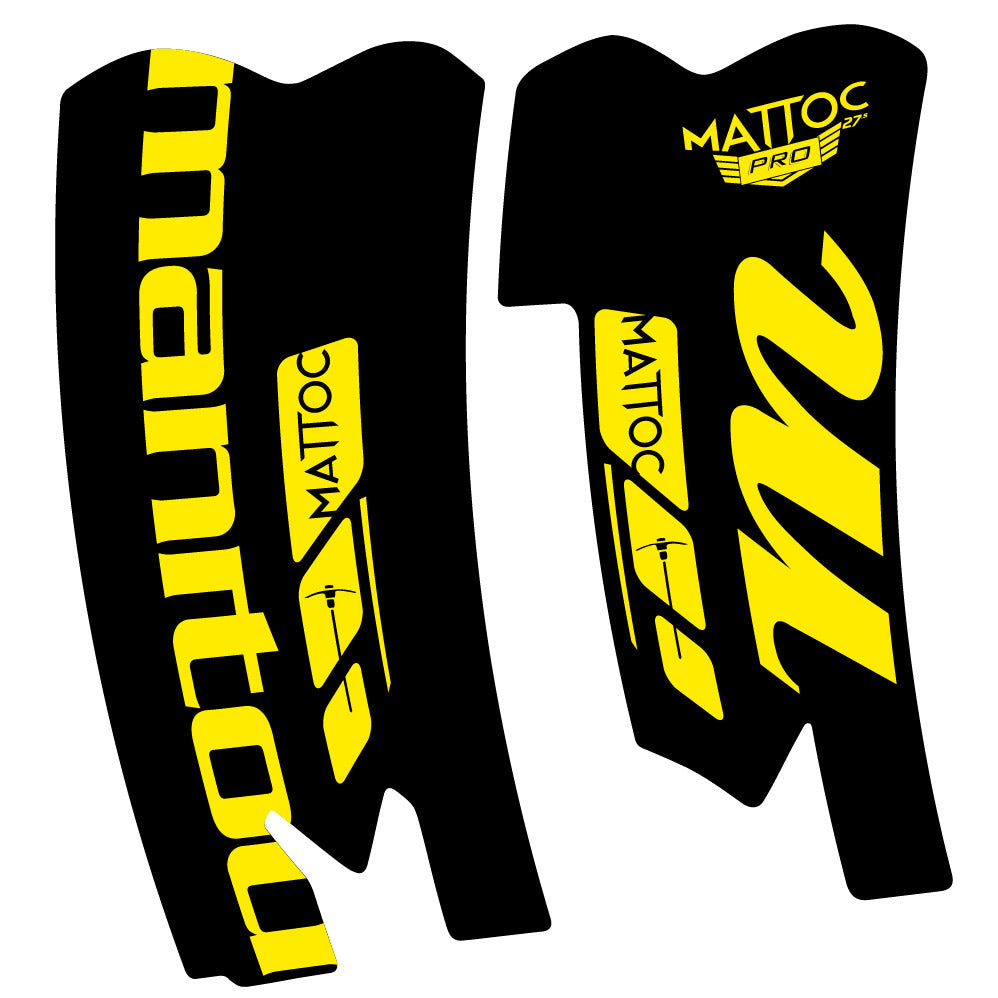 Autocollant Manitou Mattoc Pro SSP 2015, Fourche 29, Autocollant Vélo vinyle