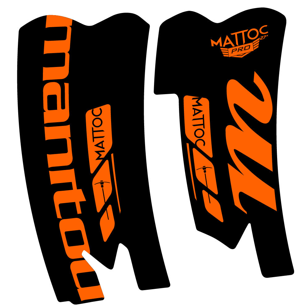 Autocollant Manitou Mattoc Pro SSP 2015, Fourche 29, Autocollant Vélo vinyle