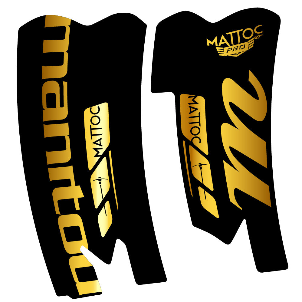 Autocollant Manitou Mattoc Pro SSP 2015, Fourche 29, Autocollant Vélo vinyle