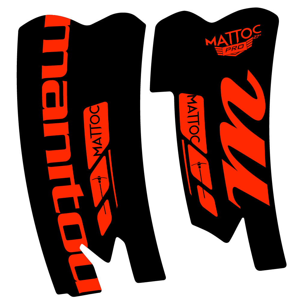 Autocollant Manitou Mattoc Pro SSP 2015, Fourche 29, Autocollant Vélo vinyle
