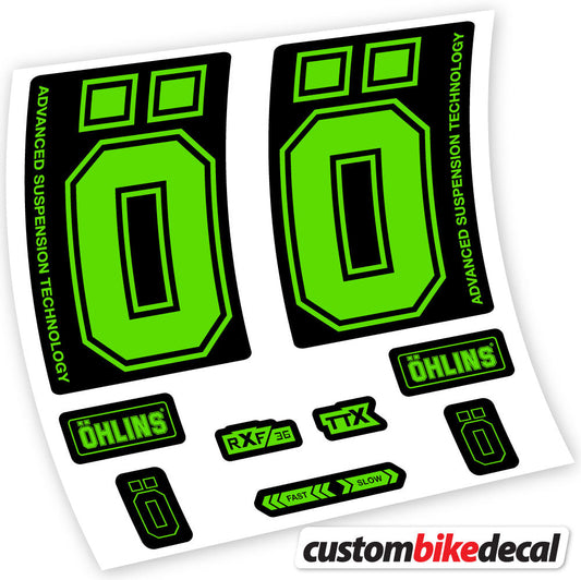 Autocollant, Ohlins RXF36 M2 2019, Vélo Fourche, vinyle autocollant