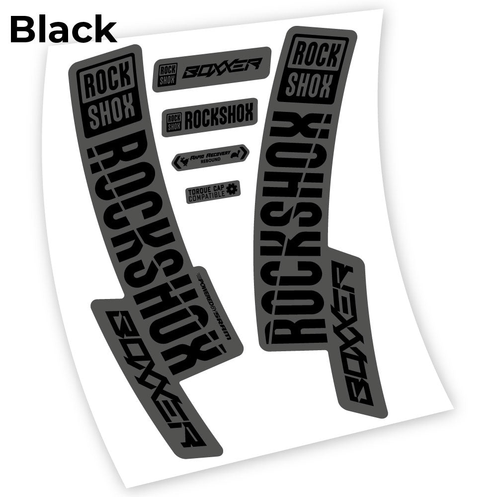 Autocollant Rock Shox Boxxer 2019, Fourche 29, Autocollant Vélo Vinyle